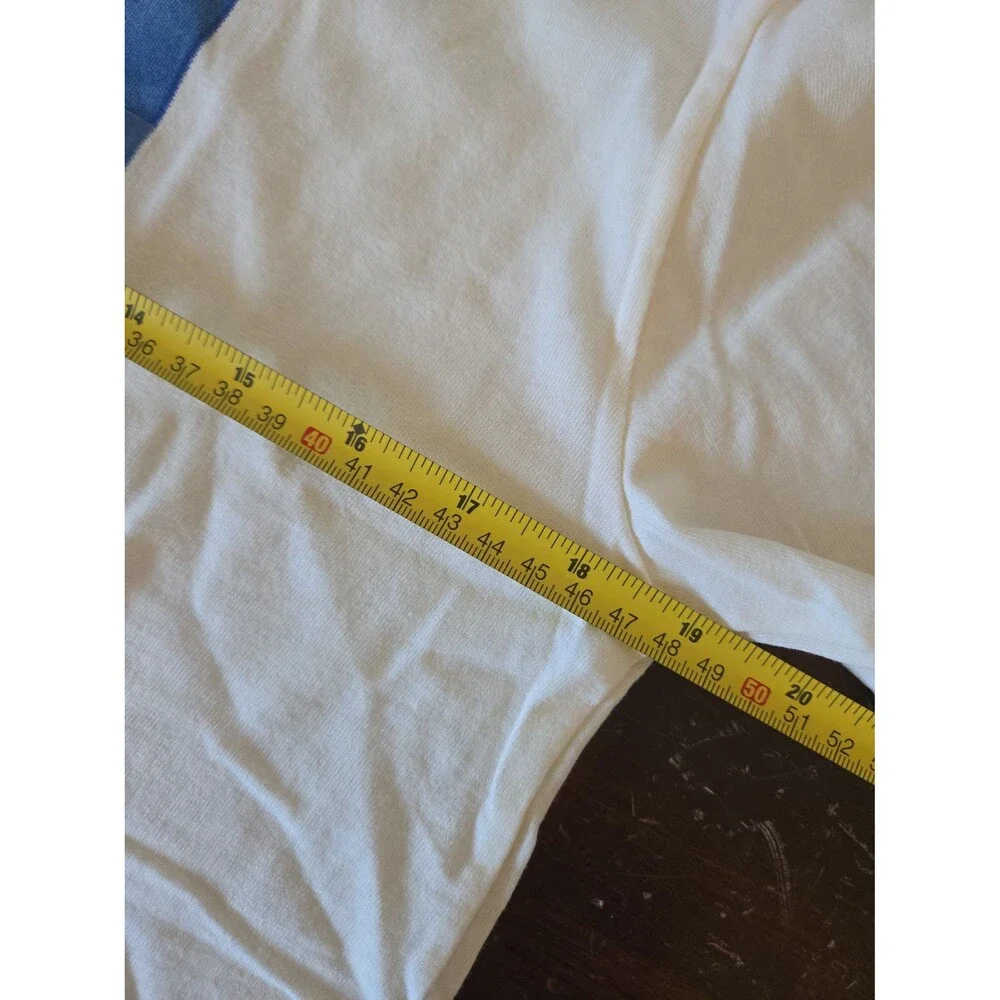 Billie Eilish Kids T Shirt Cream Graphic Print Short Sleeve Size xLarge Child